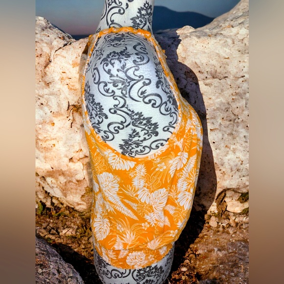 RACHEL ZOE Tropical Orange Tank- Small - Picture 3 of 4